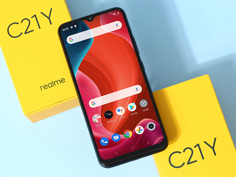 Realme C21Y cho phép cập nhật phiên bản A.44